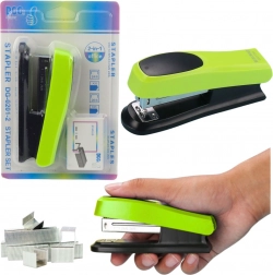 Groene kantoor-nietmachine voor 30 vellen met set nietjes