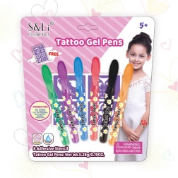Set tattoo-stiften met sjablonen