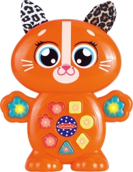 Interactieve kat met effecten 16 cm