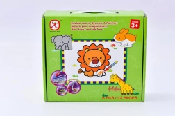 Inlegpuzzels Dieren en Waterverf