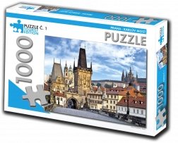Toeristisch puzzel Praag - Karelsbrug 1000 stukjes