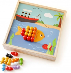 Houten mozaïek Strand BIGJIGS TOYS