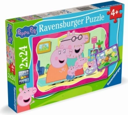 Puzzel Peppa Big 2×24 stukjes Ravensburger