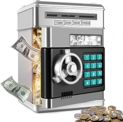 Elektronische geldkluis met codeermogelijkheid