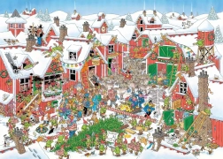 Puzzel JUMBO Jan van Haasteren – Santa’s dorp, 1000 stukjes