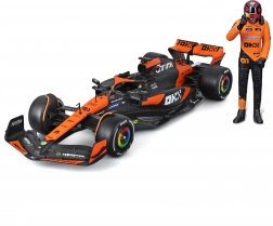 bburago 1:24 formula 1 mclaren mcl38 2024 met coureursfiguur