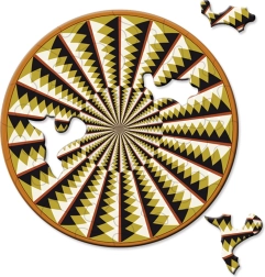 Ronde puzzel CURIOSI Picoli Carrousel 33 stukjes