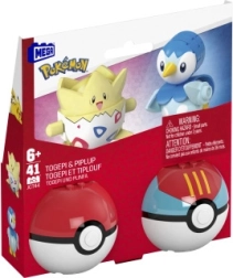 Poké Ball Mega Construx bouwset met Togepi en Piplup