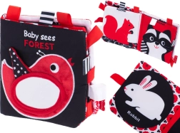 Contrast textielboek voor baby's Bos