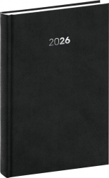 Dagelijkse agenda NOTIQUE Balakon 2026, zwart, 15 x 21 cm