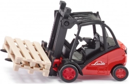 Linde heftruck 1:50 – metalen model SIKU met pallets