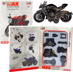 Metalen modelmotor om te monteren 1:14 zwart‑goud