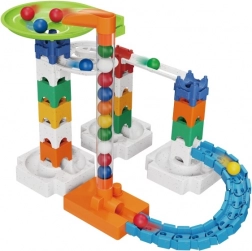 Knikkerbaan 63 delen van gerecycled plastic