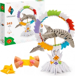 Creatieve set ORIGAMI 3D dolfijn