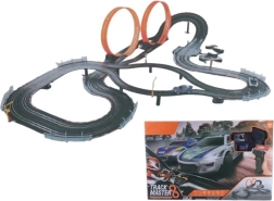 Racebaan met twee loopings