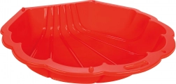 Woopie zandbak en zwembad schelp 3-in-1, rood
