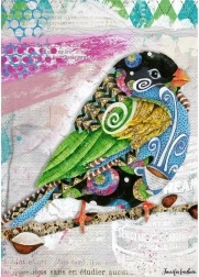 Ravensburger puzzel Abstracte vogel 1000 stukjes