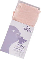 Träumeland hoeslaken Tencel uni rose smoke