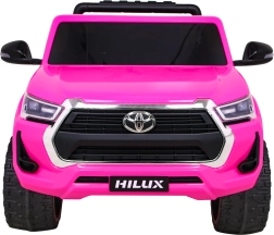 Elektrische kinderauto TOYOTA Hilux 4x4, roze met afstandsbediening