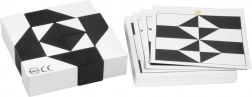 Detoa puzzel tangram zwart-wit