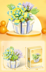 Bouwset bloemen 306 stukjes