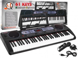 Multifunctioneel keyboard voor kinderen 5+ met muziekstandaard en microfoon