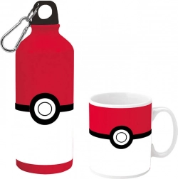 Set mok en fles met POKÉMON Poké Ball-motief