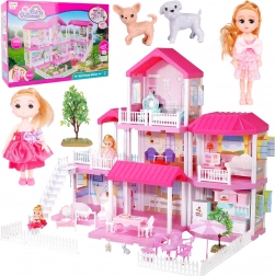 Poppenhuis 3-in-1, hoogte 71 cm