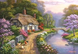 Puzzel Boerderij Willow Glen 260 stukjes