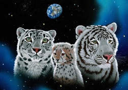 Puzzel Zachte Familie 2000 stukjes