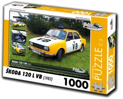 Puzzel RETRO-AUTO’s Škoda 120 L VB 1000 stukjes