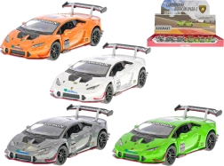 Metalen model Lamborghini Huracán LP620-2 1:36 met terugtrekmotor, 12 cm