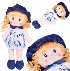 Zachte stoffen pop met hoed