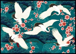 Interdruk Puzzel Geheime Tuin: Kranen 1000 Stukjes