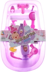 Plastic badje voor poppen met accessoires (39 × 24,5 × 8 cm)