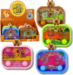 Waterspel met capibara met balletjes en verlichting