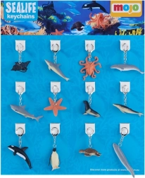 Mojo display met 36 sleutelhangers – onderwaterwereld