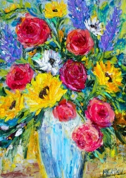 Geniet van de puzzel Eeuwige Bloemen 1000 stukjes