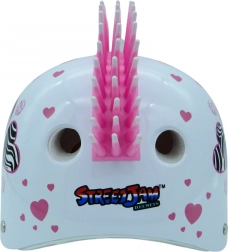 Helm Zebra met hartjes