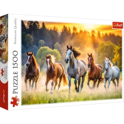 Puzzel 1500 stukjes – Wilde paarden TREFL