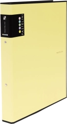 Ordner A4 PASTELINI geel, 2-rings gelamineerd