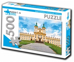 Puzzel Tourist Edition Svatý kopeček bij Olomouc – basiliek 500 stukjes