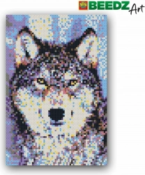 Creatieve set strijkkralen BEEDZ Art – wolf 7000 stuks