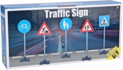 Set kinderverkeersborden 81 cm – 5 stuks