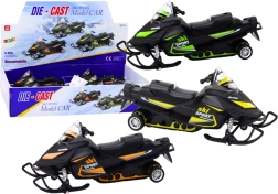 Sneeuwscooter 1:34 met frictie-aandrijving, licht en geluid