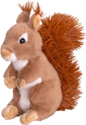 Pluchen eekhoorn 20 cm – heerlijk zachte knuffel voor kinderen vanaf de geboorte