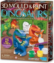 Creatieve set gipsafdrukken – dinosaurussen T‑Rex