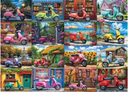 EUROGRAPHICS puzzel 16 scooters, 1000 stukjes