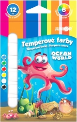 Tempera verven ocean world set 6×12 ml