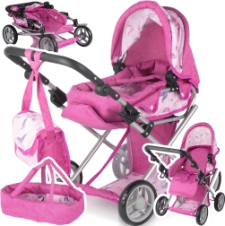 Poppenwagen 3-in-1 Unicorns